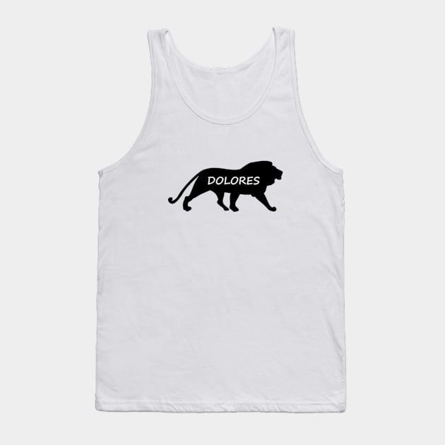 Dolores Lion Tank Top by gulden